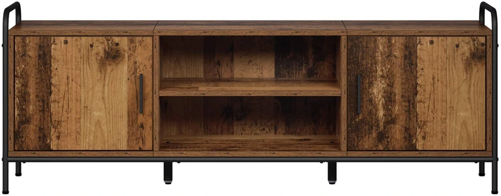TV staliukas Televizoriaus spintelė 133 x 33 x 50 cm Sendintos medienos