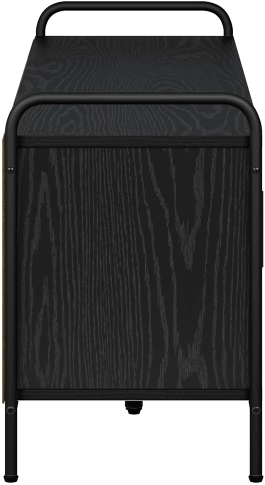 TV staliukas Televizoriaus spintelė 133 x 33 x 50 cm Juodojo ąžuolo