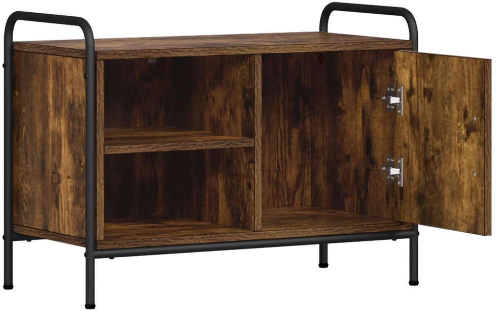 TV staliukas Televizoriaus spintelė 133 x 33 x 50 cm Dūminio ąžuolo