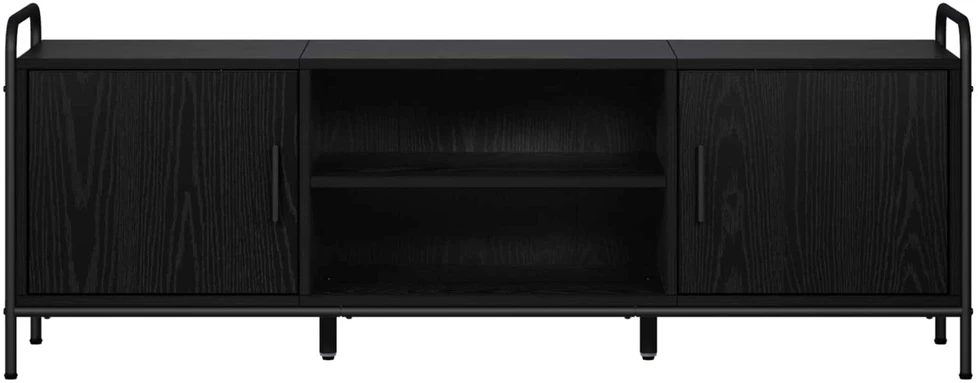 TV staliukas Televizoriaus spintelė 133 x 33 x 50 cm Juodojo ąžuolo