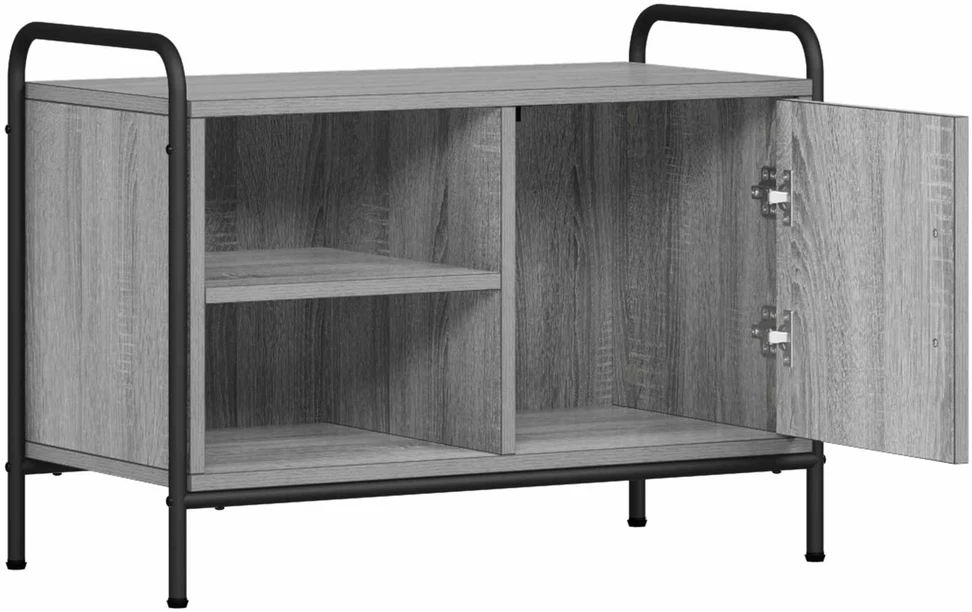 TV staliukas Televizoriaus spintelė 133 x 33 x 50 cm Pilka Sonoma