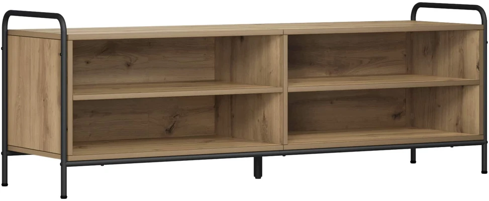TV staliukas Televizoriaus spintelė 140 x 39,5 x 50 cm Artisano ąžuolo