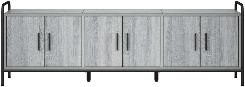 TV staliukas Televizoriaus spintelė 146 x 33 x 50 cm Pilka Sonoma