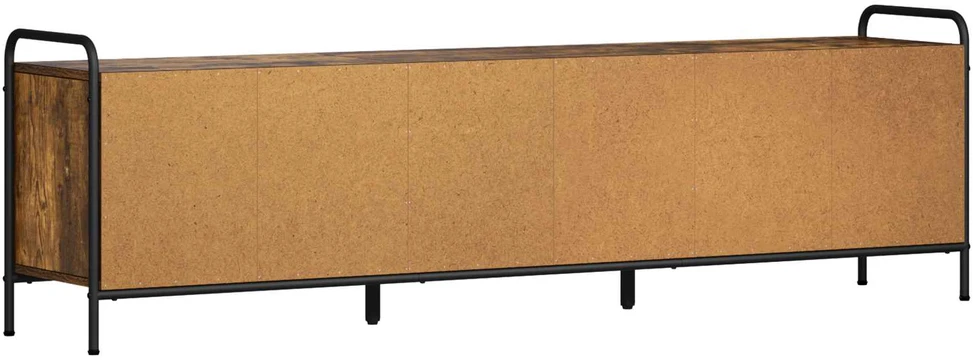 TV staliukas Televizoriaus spintelė 146 x 33 x 50 cm Dūminio ąžuolo