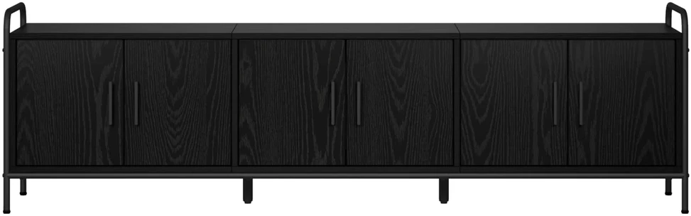 TV staliukas Televizoriaus spintelė 146 x 33 x 50 cm Juodojo ąžuolo