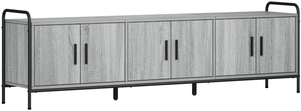 TV staliukas Televizoriaus spintelė 146 x 33 x 50 cm Pilka Sonoma