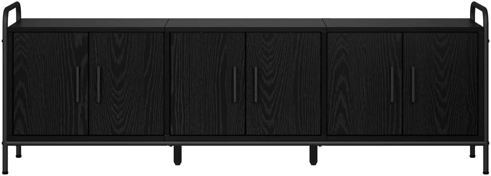 TV staliukas Televizoriaus spintelė 146 x 33 x 50 cm Juodojo ąžuolo