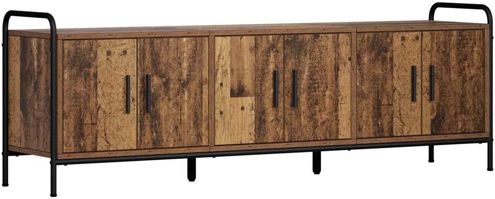 TV staliukas Televizoriaus spintelė 146 x 33 x 50 cm Sendintos medienos