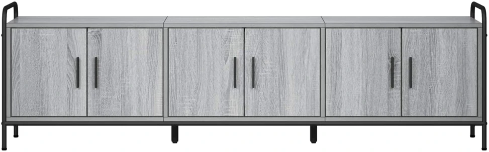 TV staliukas Televizoriaus spintelė 146 x 33 x 50 cm Pilka Sonoma