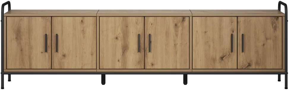 TV staliukas Televizoriaus spintelė 146 x 33 x 50 cm Artisano ąžuolo