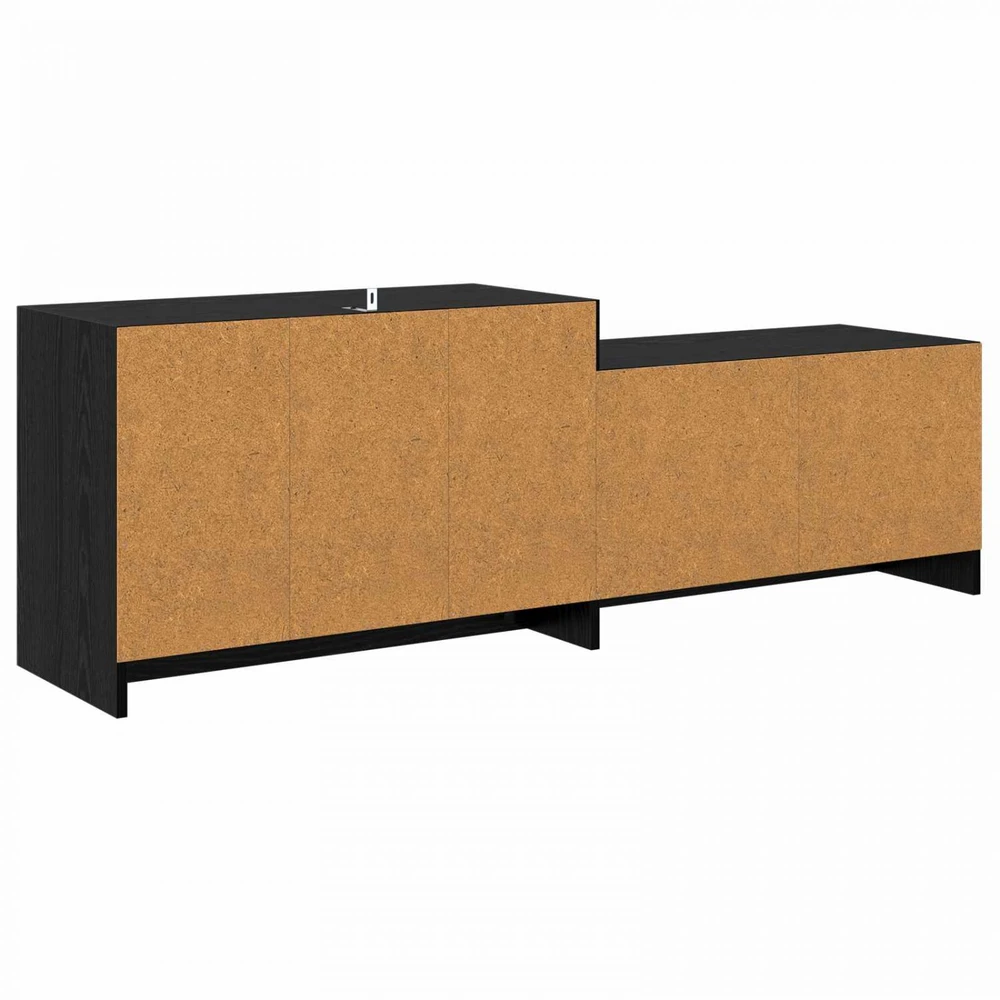 TV staliukas Televizoriaus spintelė 147 x 35 x 50 cm Juodojo ąžuolo