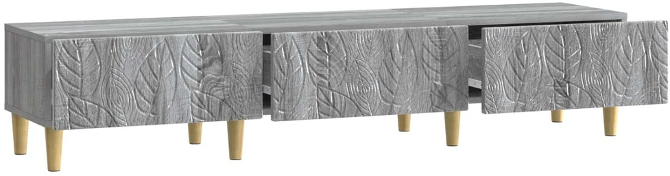 TV staliukas Televizoriaus spintelė 147 x 34,5 x 30 cm Pilka Sonoma