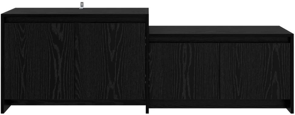TV staliukas Televizoriaus spintelė 147 x 35 x 50 cm Juodojo ąžuolo