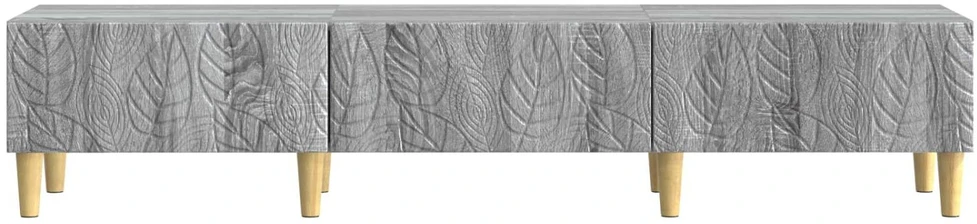 TV staliukas Televizoriaus spintelė 147 x 34,5 x 30 cm Pilka Sonoma