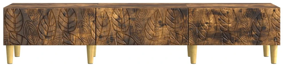 TV staliukas Televizoriaus spintelė 147 x 34,5 x 30 cm Dūminio ąžuolo
