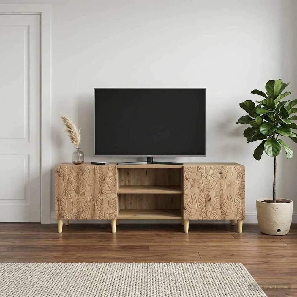 TV staliukas Televizoriaus spintelė 150 x 31 x 50 cm Artisano ąžuolo