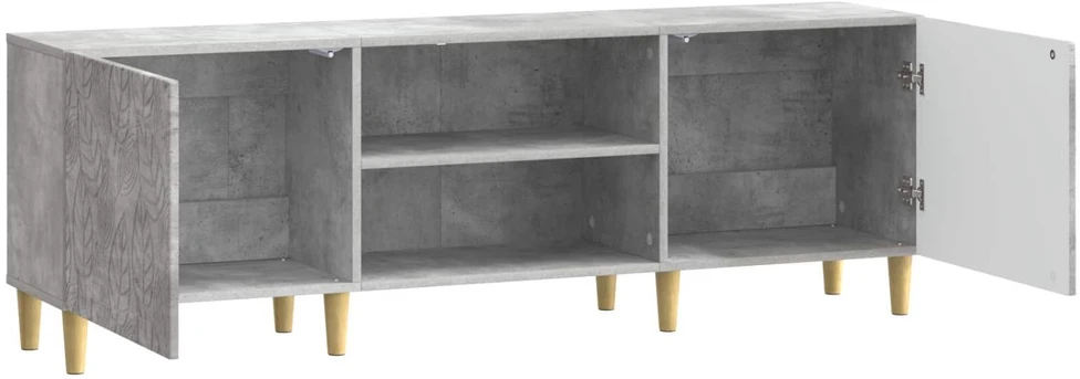 TV staliukas Televizoriaus spintelė 150 x 31 x 50 cm Betono pilka