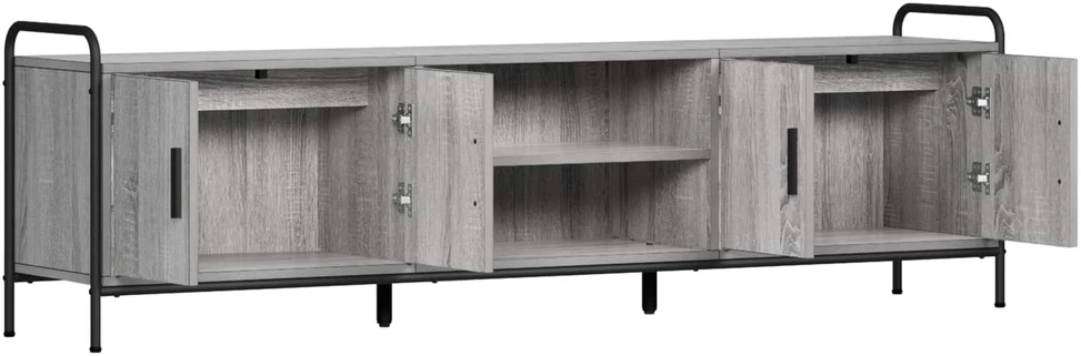 TV staliukas Televizoriaus spintelė 167,5 x 33 x 50 cm Pilka Sonoma