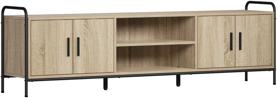 TV staliukas Televizoriaus spintelė 167,5 x 33 x 50 cm Sonoma ąžuolas