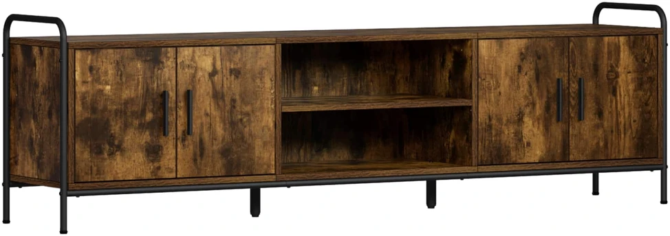 TV staliukas Televizoriaus spintelė 167,5 x 33 x 50 cm Dūminio ąžuolo