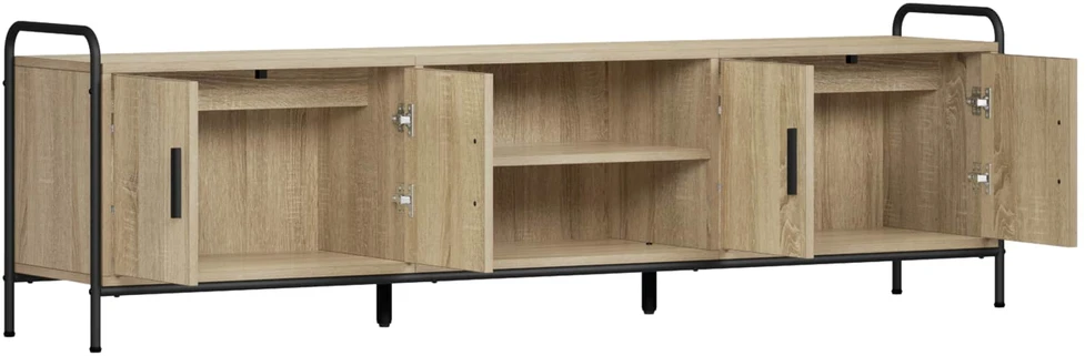 TV staliukas Televizoriaus spintelė 167,5 x 33 x 50 cm Sonoma ąžuolas