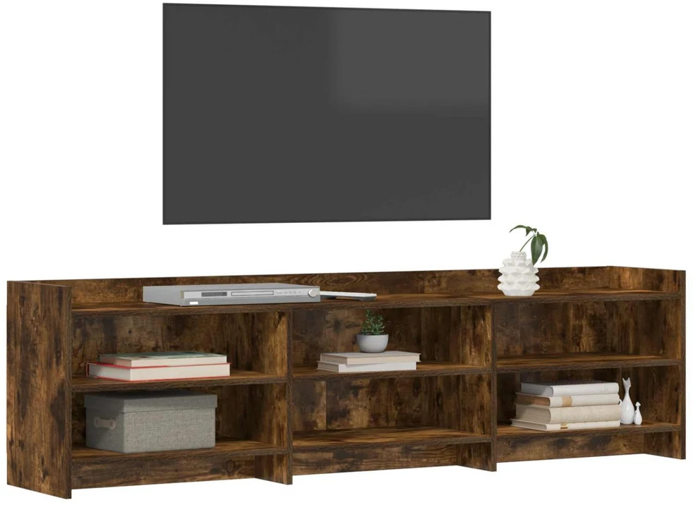 TV staliukas Televizoriaus spintelė 168 x 33 x 47 cm Dūminio ąžuolo