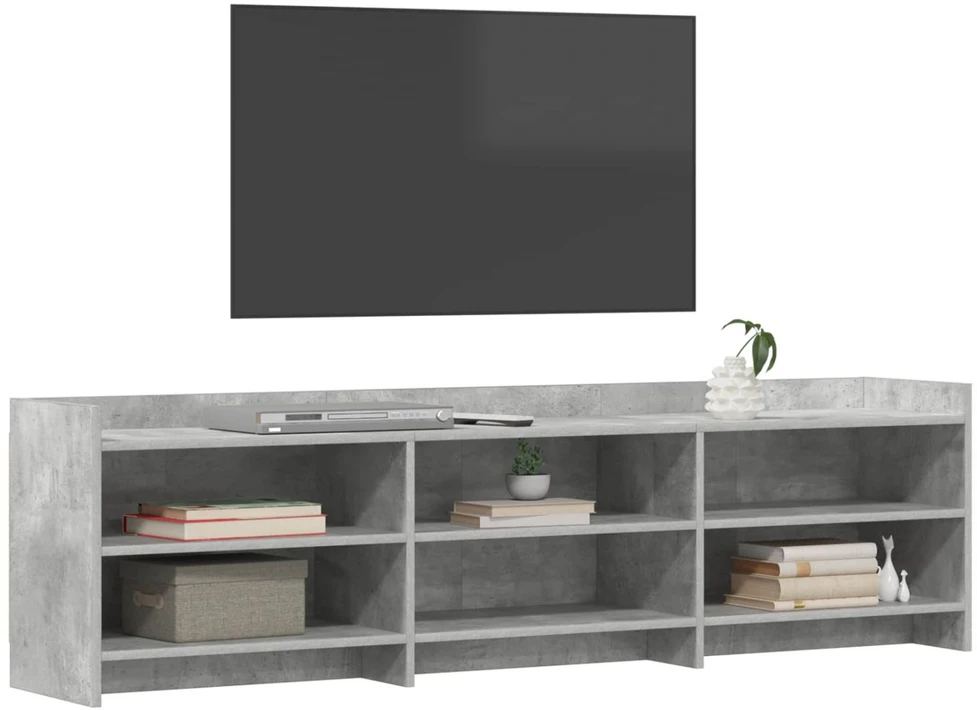 TV staliukas Televizoriaus spintelė 168 x 33 x 47 cm Betono pilka