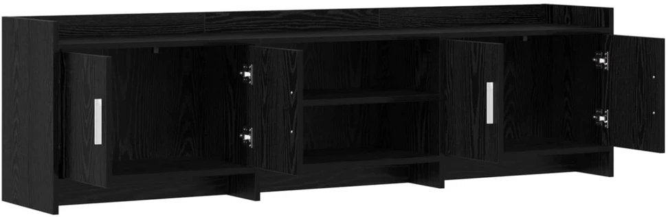 TV staliukas Televizoriaus spintelė 168 x 33 x 47 cm Juodojo ąžuolo