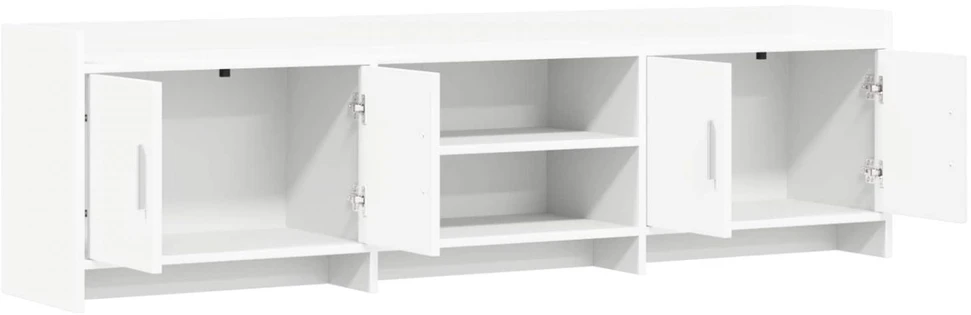 Televizoriaus spintelė 168 x 33 x 47 cm Balta Apdirbta mediena