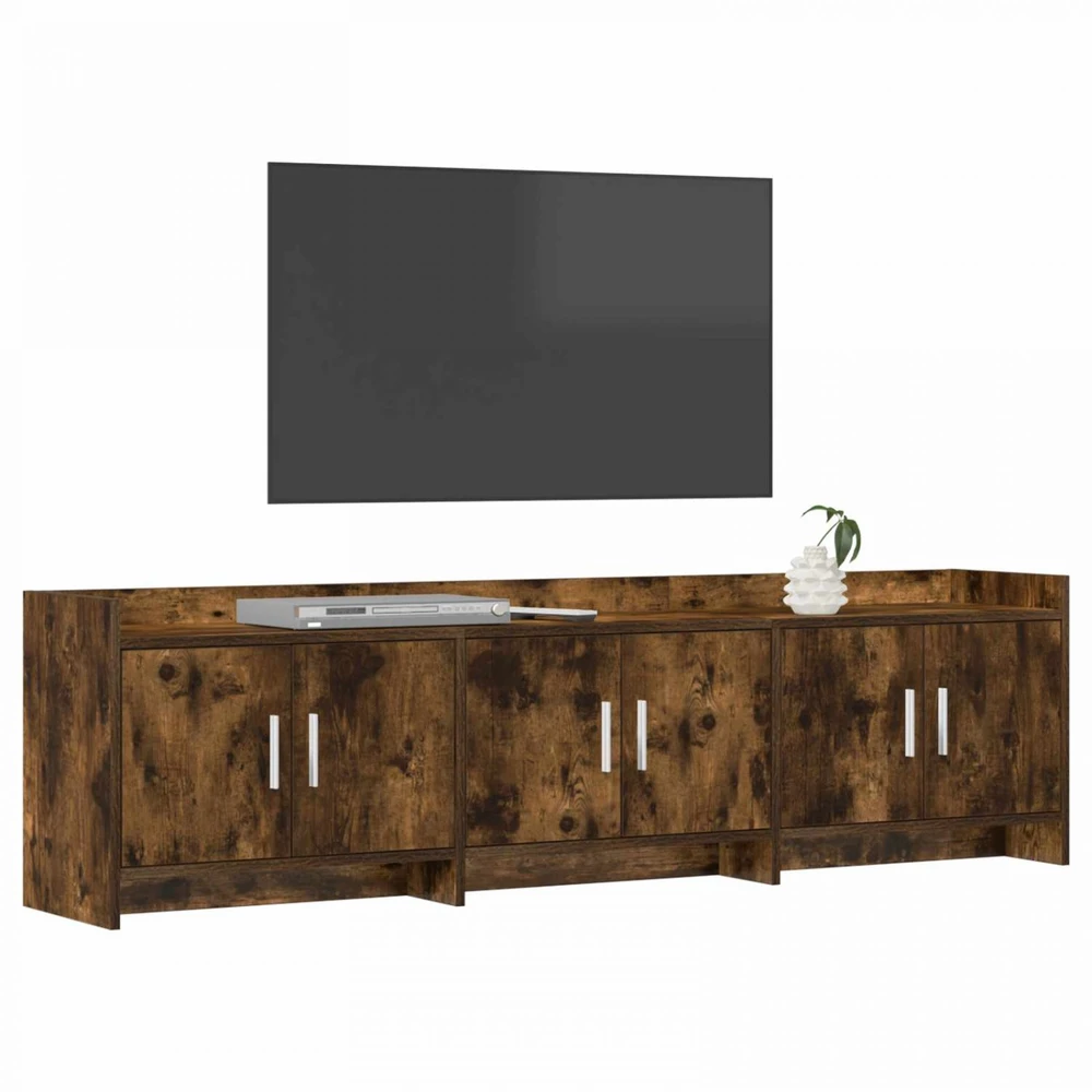 TV staliukas Televizoriaus spintelė 168 x 33 x 47 cm Dūminio ąžuolo