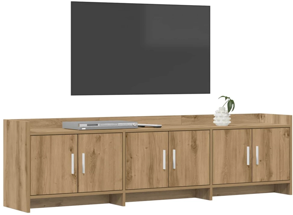 TV staliukas Televizoriaus spintelė 168 x 33 x 47 cm Artisano ąžuolo