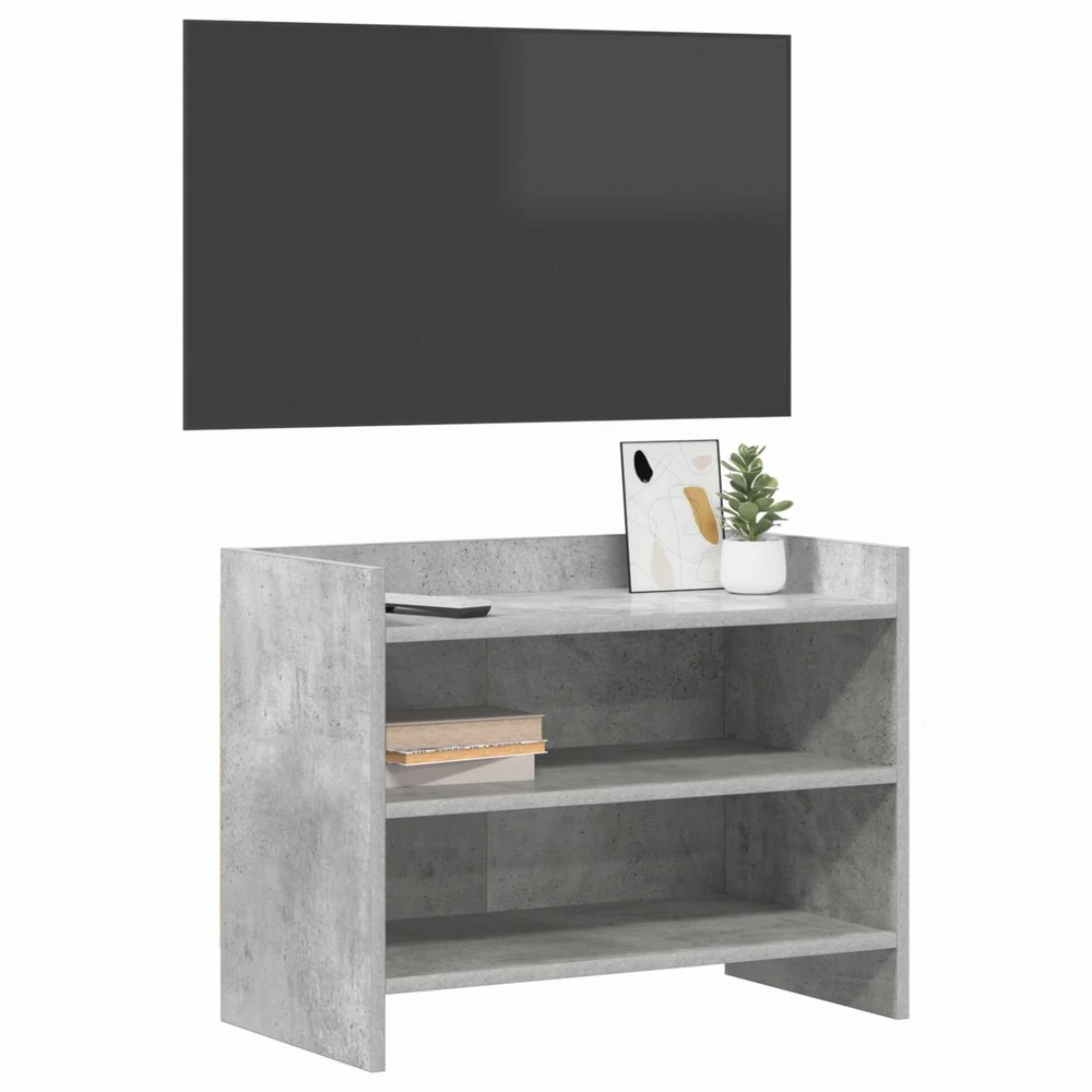 TV staliukas Televizoriaus spintelė 60 x 33 x 47 cm Betono pilka
