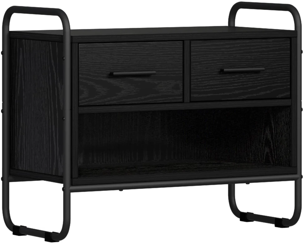 TV staliukas Televizoriaus spintelė 60 x 30 x 50 cm Juodojo ąžuolo