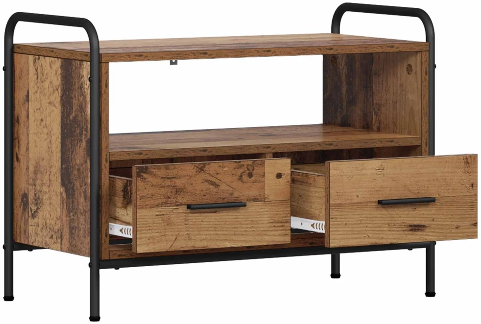 TV staliukas Televizoriaus spintelė 67,5 x 33 x 50 cm Sendintos medienos