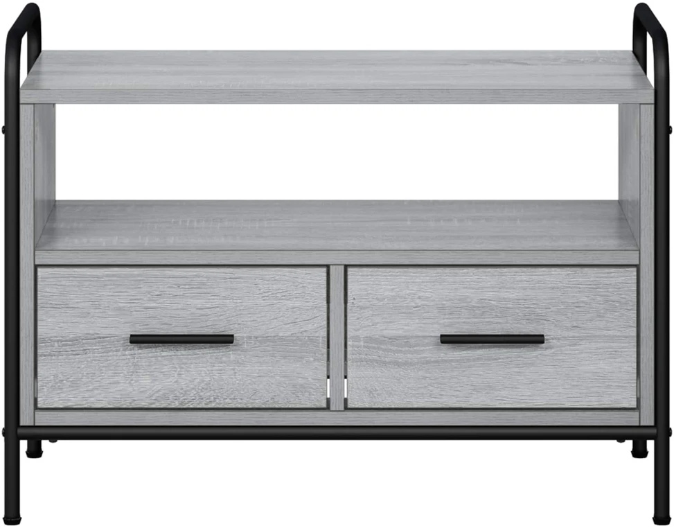 TV staliukas Televizoriaus spintelė 67,5 x 33 x 50 cm Pilka Sonoma
