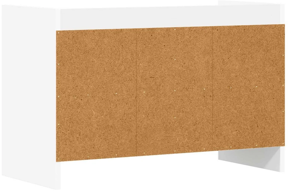 TV staliukas Televizoriaus spintelė 71,5 x 33 x 47 cm Balta Apdirbta mediena