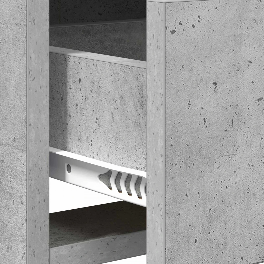 TV staliukas Televizoriaus spintelė 71,5 x 33 x 47 cm Betono pilka