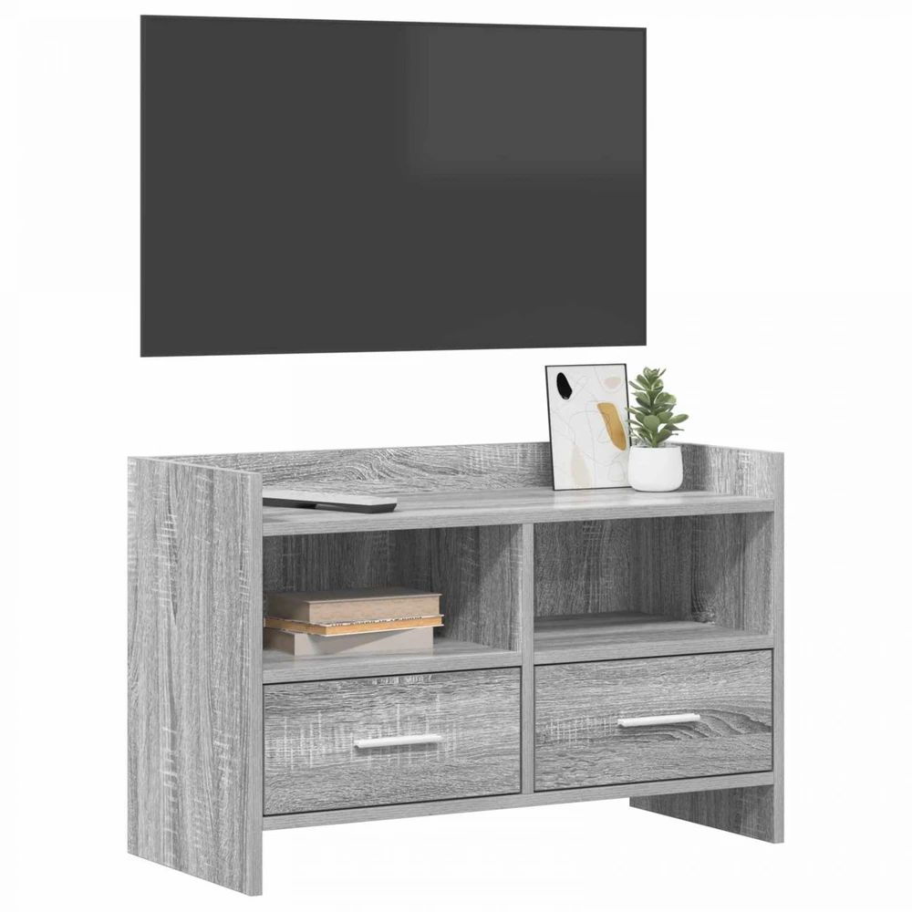 TV staliukas Televizoriaus spintelė 71,5 x 33 x 47 cm Pilka Sonoma
