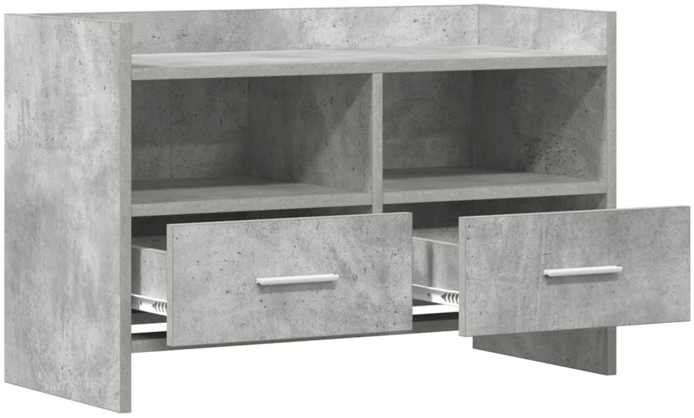 TV staliukas Televizoriaus spintelė 71,5 x 33 x 47 cm Betono pilka
