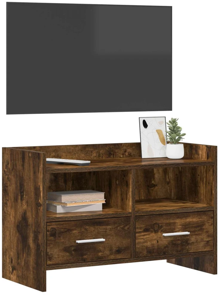 TV staliukas Televizoriaus spintelė 71,5 x 33 x 47 cm Dūminio ąžuolo