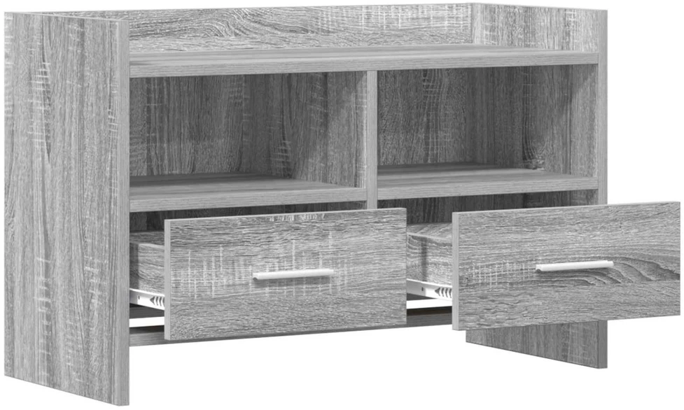 TV staliukas Televizoriaus spintelė 71,5 x 33 x 47 cm Pilka Sonoma