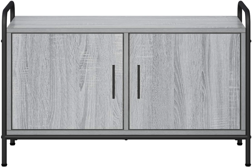 TV staliukas Televizoriaus spintelė 79,5 x 33 x 50 cm Pilka Sonoma