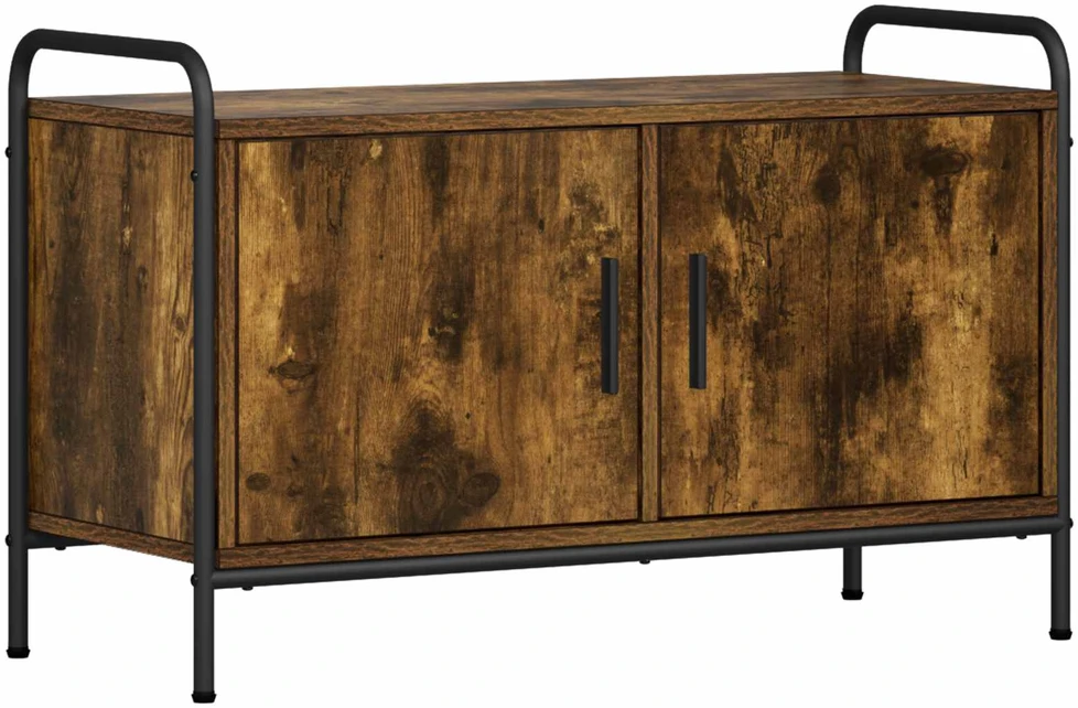 TV staliukas Televizoriaus spintelė 79,5 x 33 x 50 cm Dūminio ąžuolo