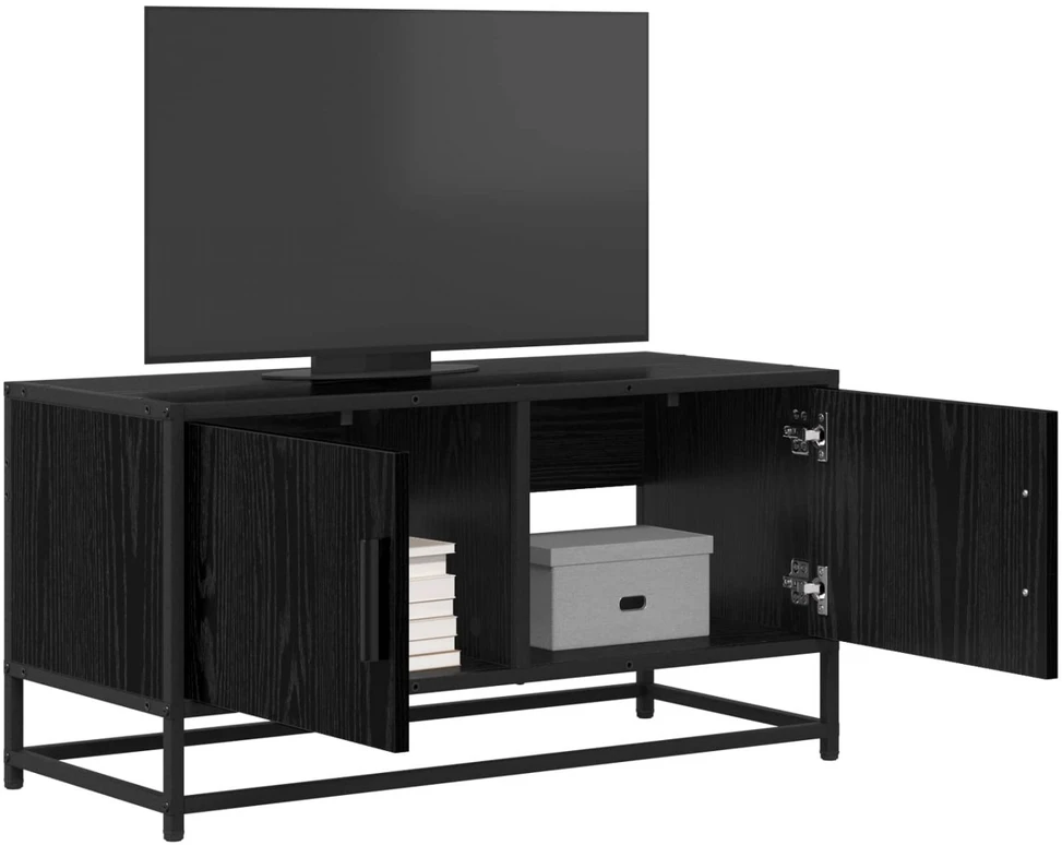 TV staliukas Televizoriaus spintelė 80 x 34,5 x 40 cm Juodojo ąžuolo
