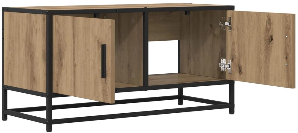 TV staliukas Televizoriaus spintelė 80 x 34,5 x 40 cm Artisano ąžuolo