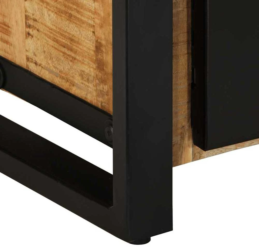 TV staliukas televizoriaus spintelė 80x30x40 cm Masyvus Rough Wood Mango