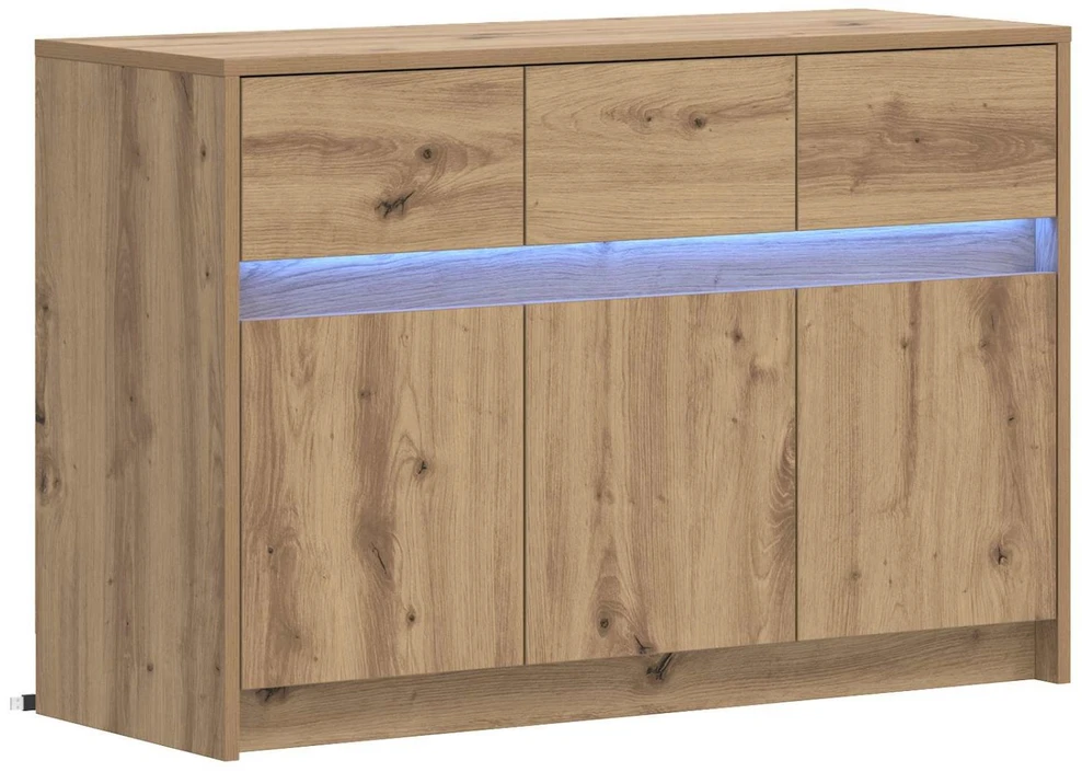TV staliukas Televizoriaus spintelė 91 x 34 x 61 cm Artisano ąžuolo