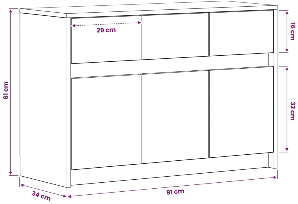 TV staliukas Televizoriaus spintelė 91 x 34 x 61 cm Juodojo ąžuolo