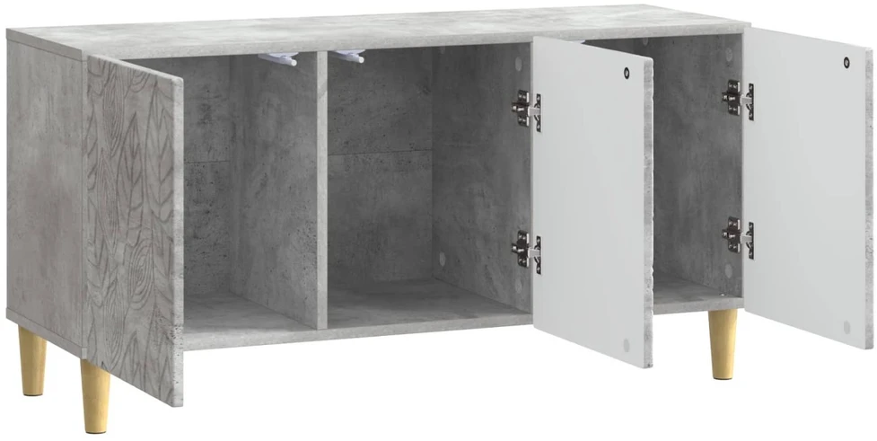TV staliukas Televizoriaus spintelė 99 x 34,5 x 50 cm Betono pilka
