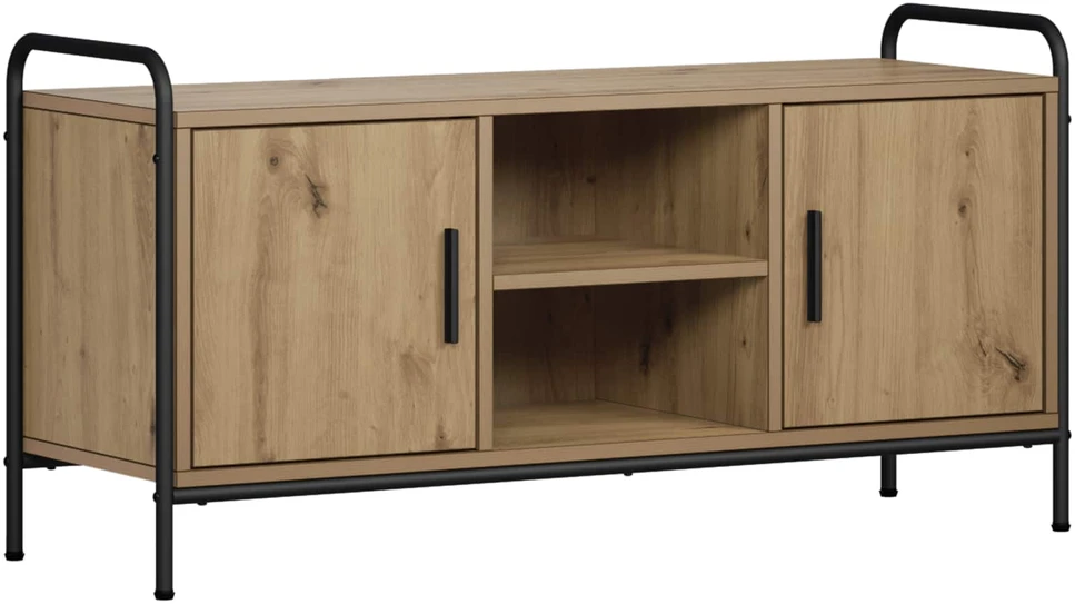 TV staliukas Televizoriaus spintelė 99 x 33 x 50 cm Artisano ąžuolo